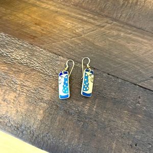 vintage Laurel Burch moon and star earrings. Like new